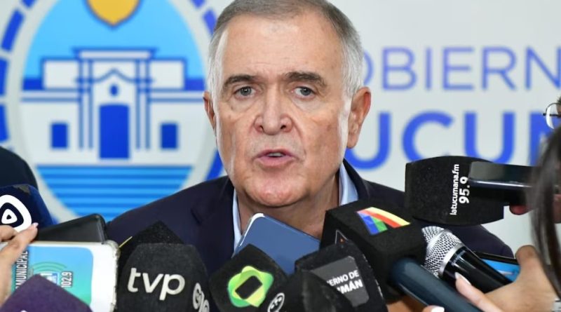 Tucumán desdoblará las elecciones a gobernador y Osvaldo Jaldo irá por la relección
